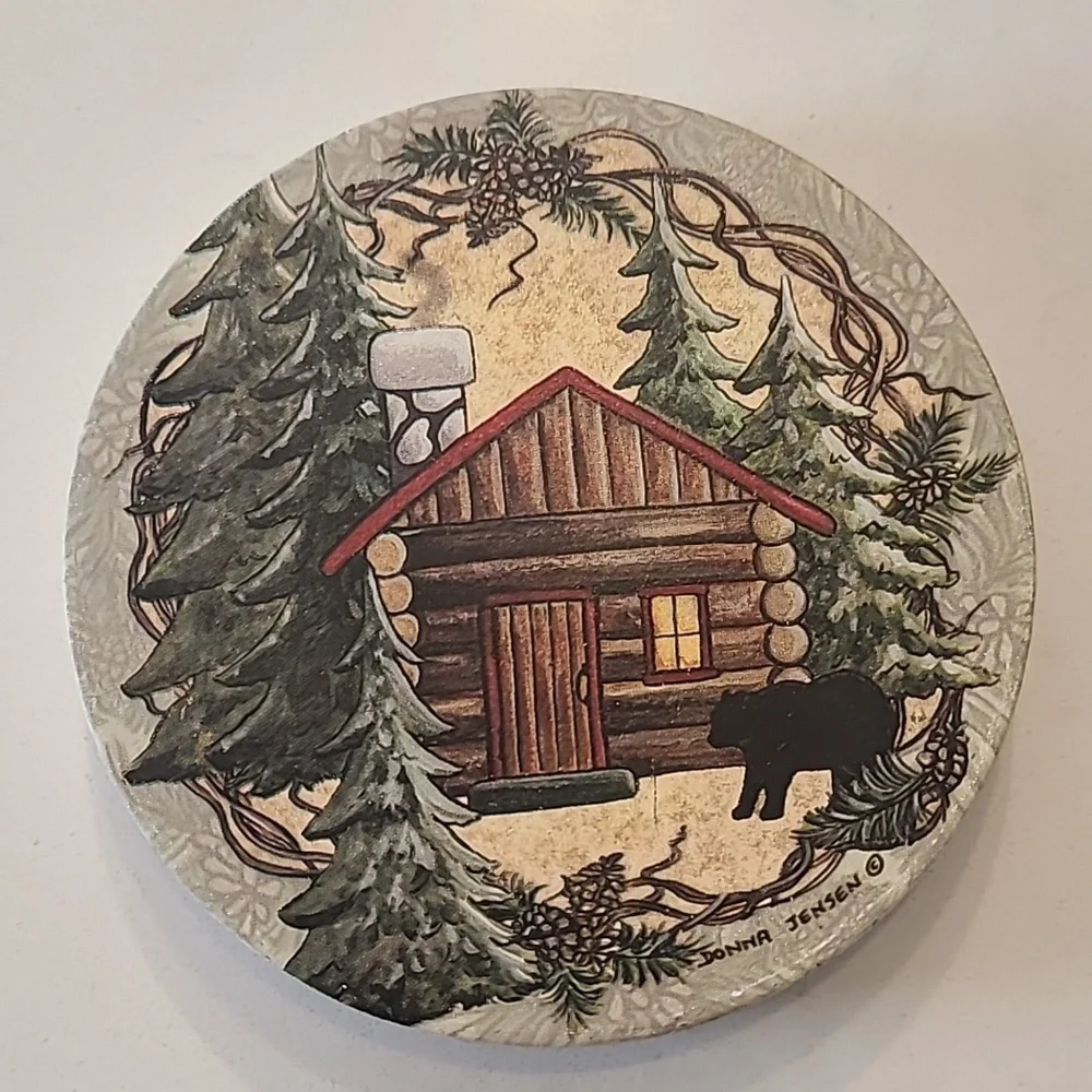 New!! Rustic Cabin Coasters